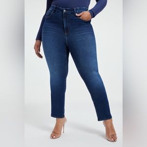 Good American ALWAYS FITS GOOD LEGS CIGARETTE JEANS